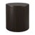 Ethnicraft Roller Max Round Side Table - Dark Brown Mahogany - GlobeWest