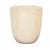 Lucia Sphere Side Table - Faux Natural Travertine - GlobeWest