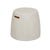 Mauritius Barrel Side Table - White Fleck - GlobeWest