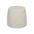 Mauritius Barrel Side Table - White Fleck - GlobeWest
