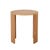 Oberon Crescent Side Table - Natural Ash - GlobeWest