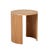 Oberon Crescent Side Table - Natural Ash - GlobeWest