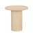 Pippa Side Table - Natural Travertine - GlobeWest