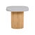 Sketch Gion Side Table - Nougat Terrazzo - Light Oak - GlobeWest