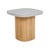 Sketch Gion Side Table - Nougat Terrazzo - Light Oak - GlobeWest