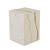 Elle Block Square Side Table - Brown Vein Marble - GlobeWest