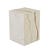 Elle Block Square Side Table - Brown Vein Marble - GlobeWest