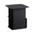 May Block Side Table - Black - GlobeWest