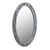 Rufus Oval Mirror - Dark Grey Marble - GlobeWest