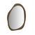 Verona Abstract Mirror - Antique Brass - GlobeWest
