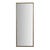 Verona Ribbed Floor Mirror - Antique Brass - GlobeWest