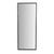Verona Ribbed Floor Mirror - Black - GlobeWest
