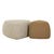 Pebble Ottoman Small - Teddy - GlobeWest
