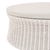 Tide Isle Ottoman - Chalk - Light Grey - GlobeWest