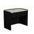 Elsie Bedside - Matt White Marble - Matt Dark Oak - GlobeWest