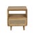 Freya Woven Bedside - Natural Teak - GlobeWest