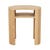 Oberon Curve Side Table - Natural Ash - GlobeWest