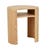 Oberon Curve Side Table - Natural Ash - GlobeWest
