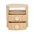 Rupert 2 Drawer Bedside - Natural Ash - GlobeWest
