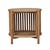 Tully Bedside - Natural Teak - GlobeWest