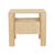 Willa 1 Drawer Bedside - Satin Oak - GlobeWest
