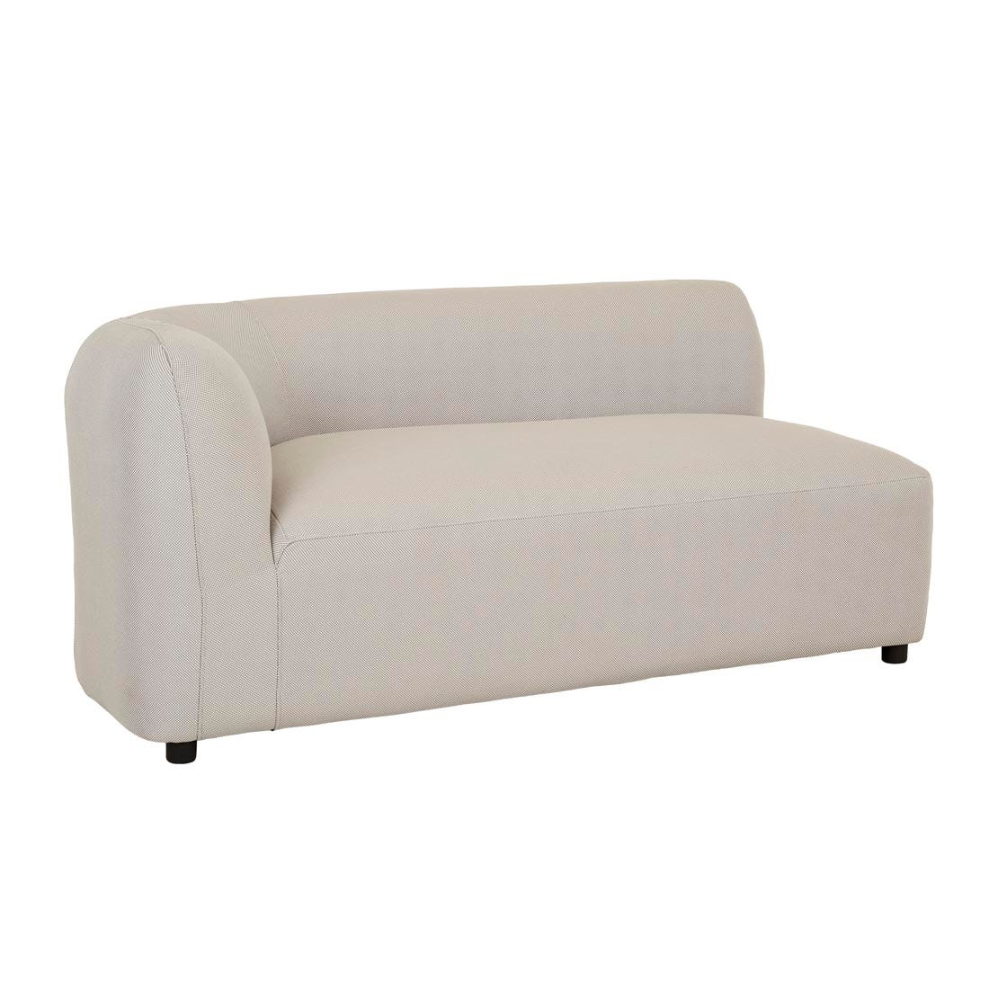Aruba Curve 2 Seater Left Arm Sofa - GlobeWest