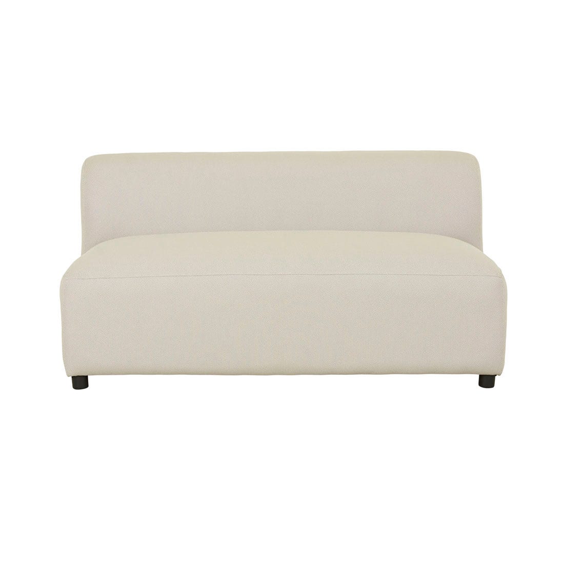 Aruba Curve 2 Seater Armless Sofa - GlobeWest