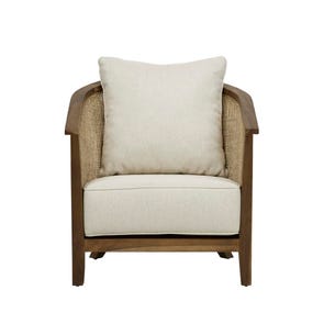 Baha Sofa Lounge Chair - Hazelnut - Natural - GlobeWest