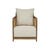 Baha Sofa Occasional Chair - Hazelnut - GlobeWest