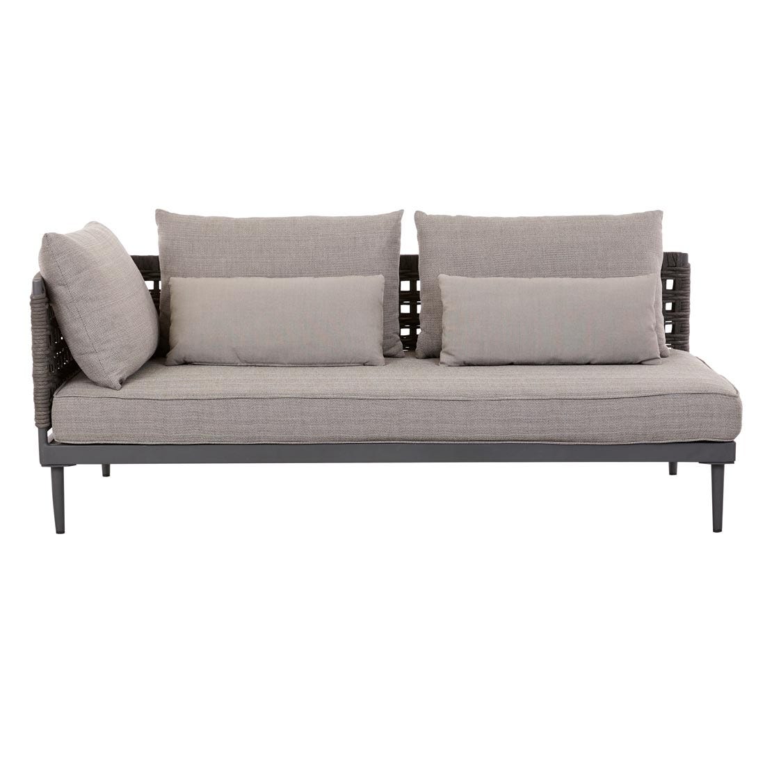Cabana Weave 2 Seater Left Sofa - GlobeWest