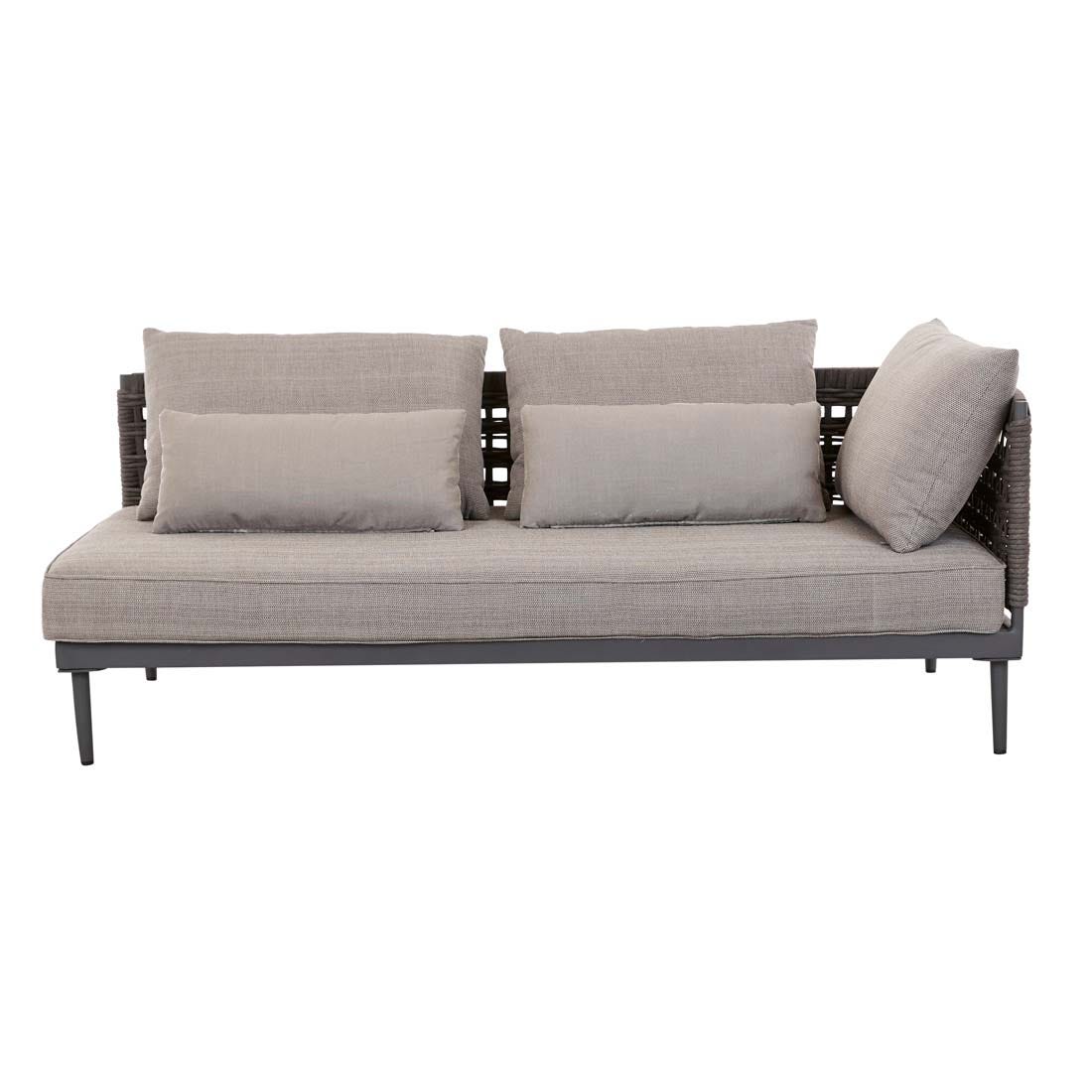 Cabana Weave 2 Seater Right Sofa - GlobeWest
