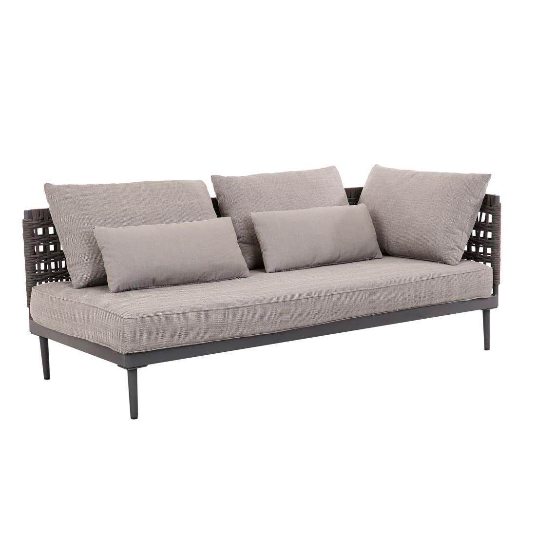 Cabana Weave 2 Seater Right Sofa - GlobeWest