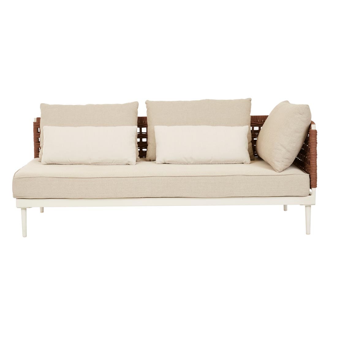 Cabana Weave 2 Seater Right Sofa - GlobeWest