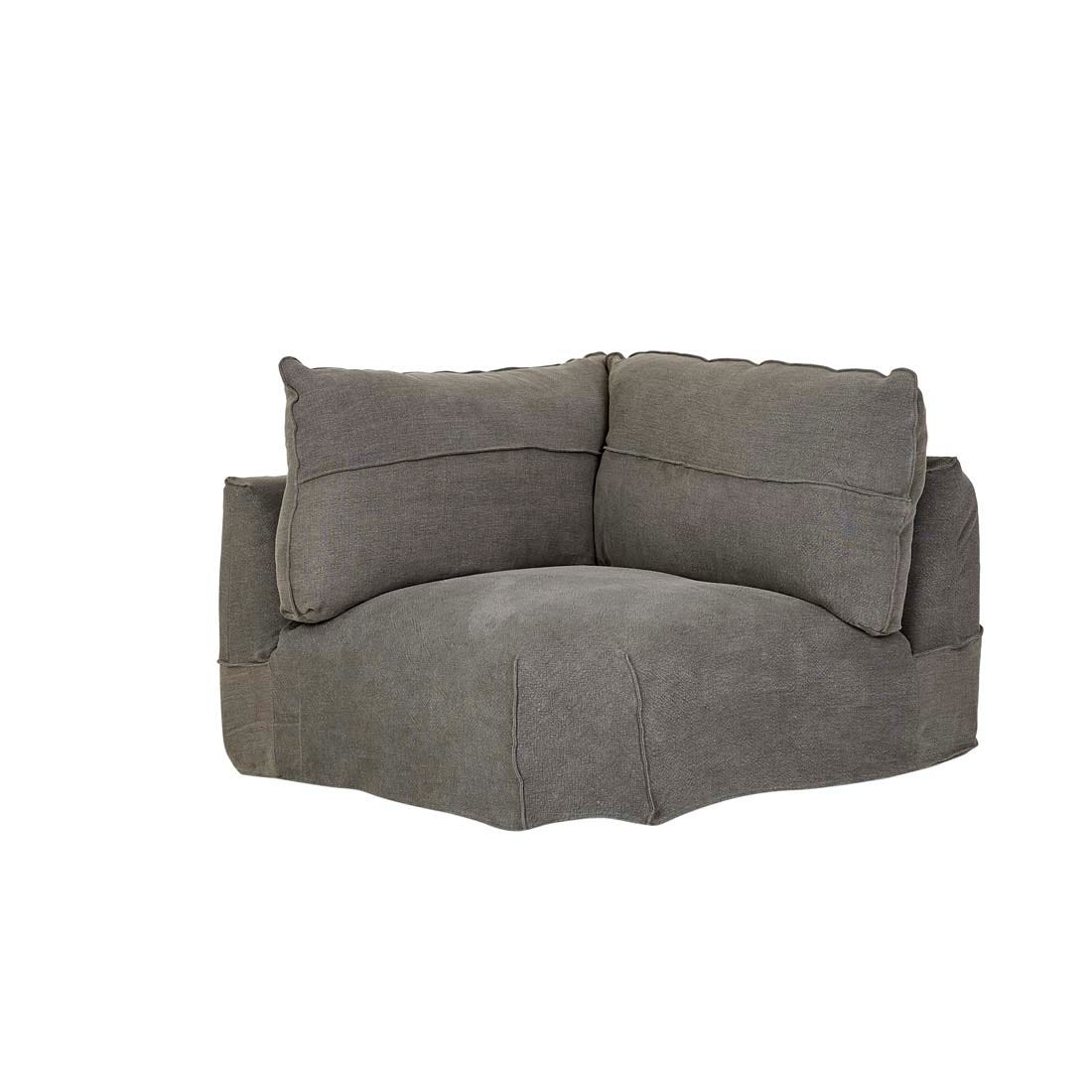 Cove Seamed 1 Seater Corner Sofa - GlobeWest