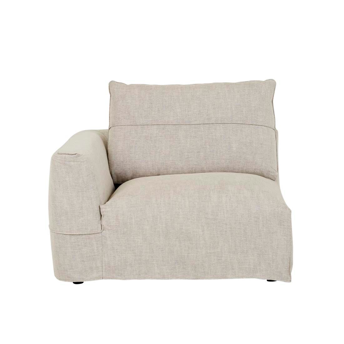 Cove Seamed 1 Seater Left Arm - GlobeWest