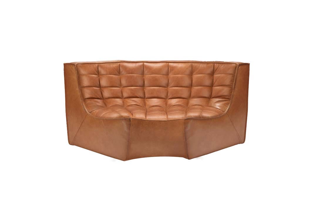 Ethnicraft Slouch Round Corner Sofa - GlobeWest