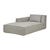 Felix Block Left Chaise - GlobeWest