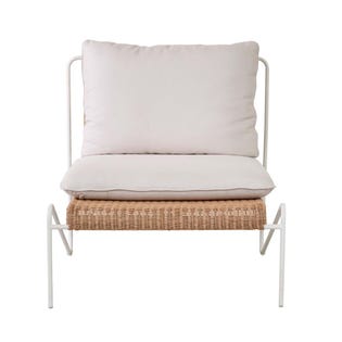 Fleur Sofa Chair - Bone - Honey - GlobeWest