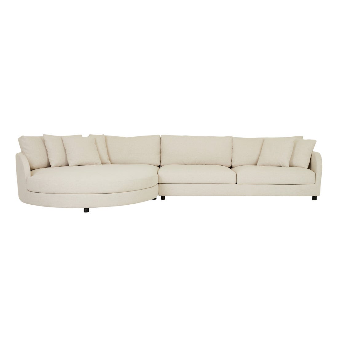 Hugo Tonda Left Chaise Set - GlobeWest
