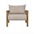 Javea Sofa Chair - Bluff - Natural Teak - GlobeWest