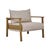 Javea Sofa Chair - Bluff - Natural Teak - GlobeWest