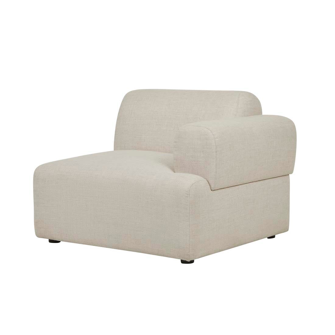Juno Boulder 1 Seater Right Arm Sofa - GlobeWest