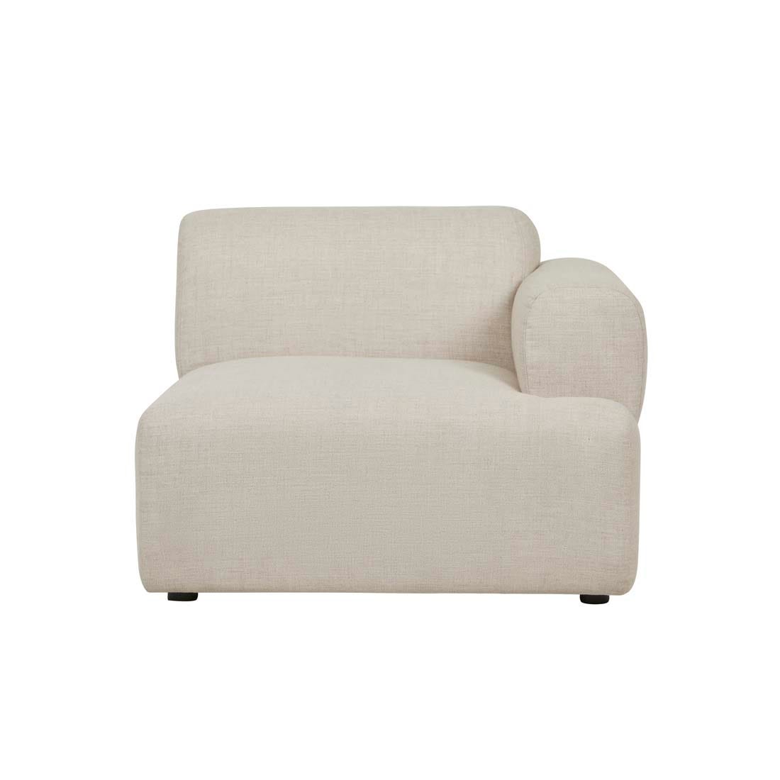 Juno Boulder 1 Seater Right Arm Sofa - GlobeWest