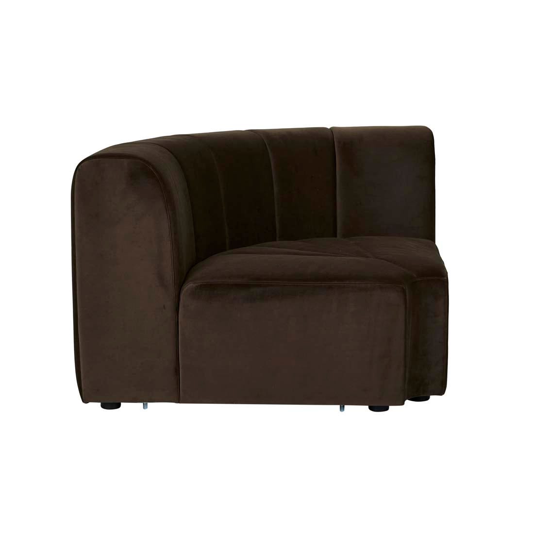 Juno Channel Round Corner Sofa - GlobeWest