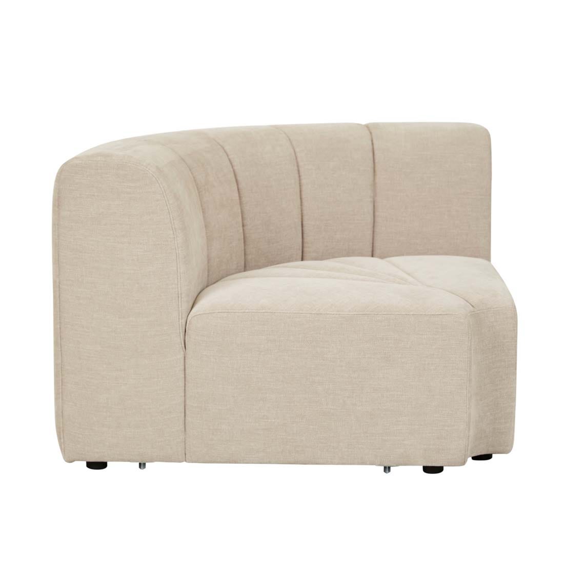 Juno Channel Round Corner Sofa - GlobeWest
