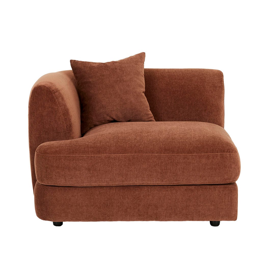 Madrid Curve 1 Seater Left Arm Sofa - GlobeWest