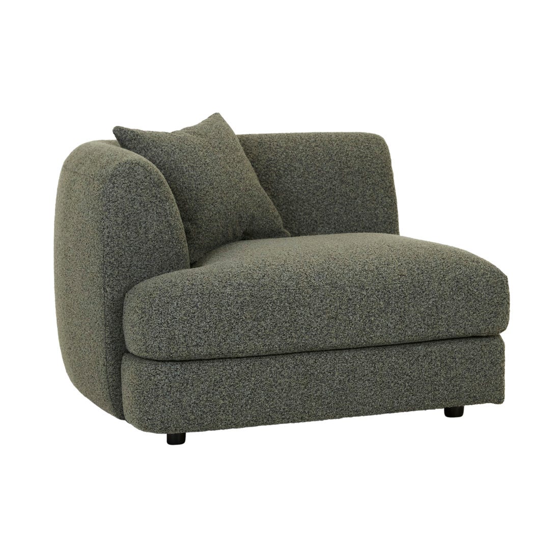 Madrid Curve 1 Seater Left Arm Sofa - GlobeWest