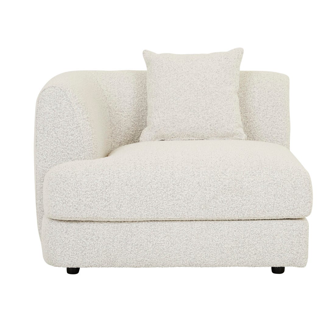Madrid Curve 1 Seater Left Arm Sofa - GlobeWest