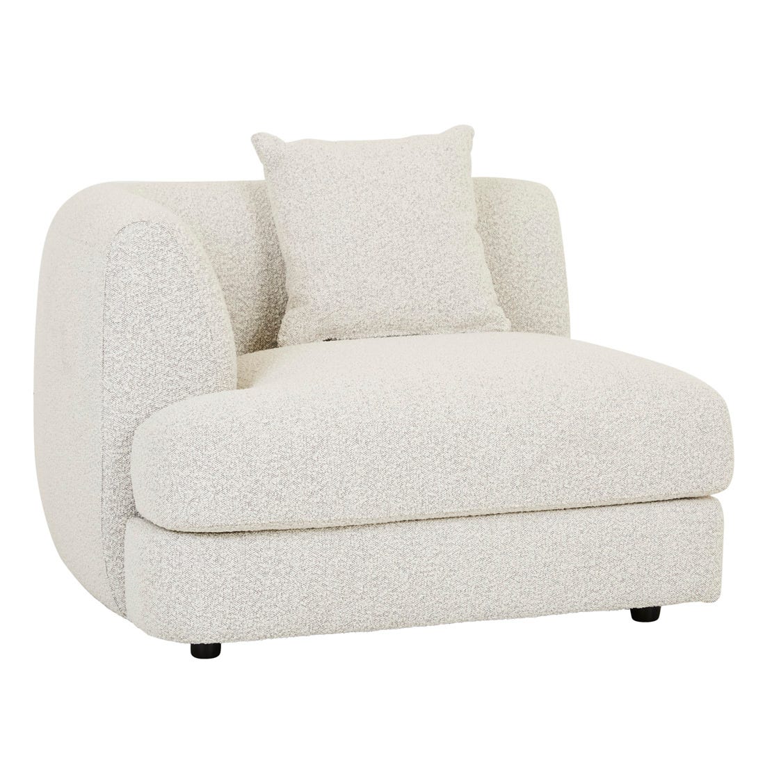 Madrid Curve 1 Seater Left Arm Sofa - GlobeWest