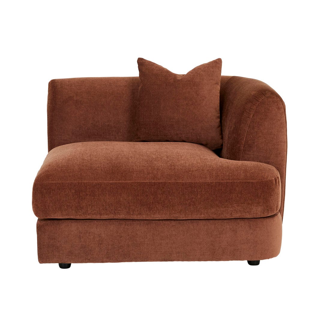 Madrid Curve 1 Seater Right Arm Sofa - GlobeWest